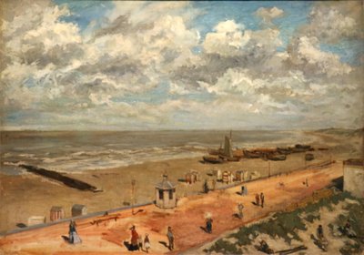 Het strand door Félicien Rops